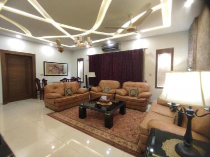 MJS Entire New Designer House 5 BR 13 bed 2 living reclining sofas Italian kitchen 6 bath garage side garden at prime location of Bahria Town Islamabad - image 21