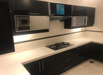 MJS Entire New Designer House 5 BR 13 bed 2 living reclining sofas Italian kitchen 6 bath garage side garden at prime location of Bahria Town Islamabad - image 27